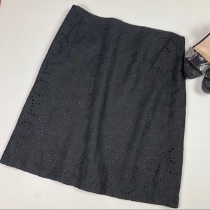 DUE’ per DUE’ | Women’s Black Linen Skirt